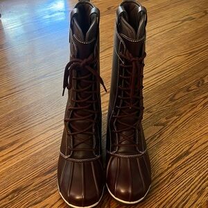 Tall Lace-Up Duck Boots TEK 2.5